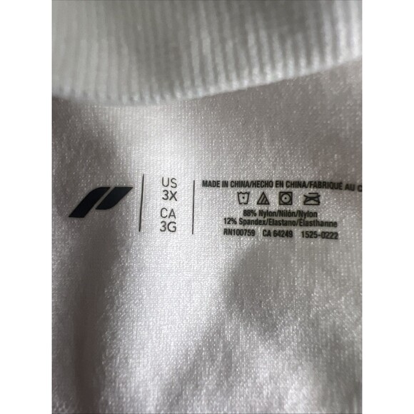 Proline by pro player white ruffle straps seamless bra size 3X - Picture 6 of 11